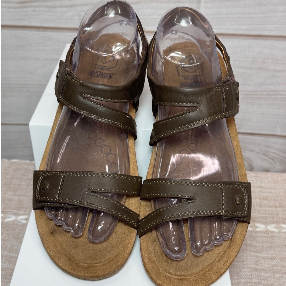 Khombu‎ K-Comfort Ava Brown Strappy Walking Sandals Womens 8M